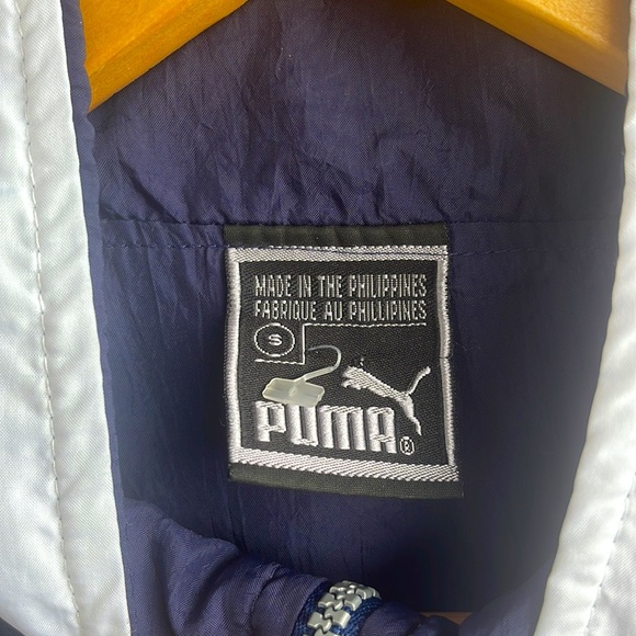 vintage puma track jacket windbreaker - Picture 3 of 4